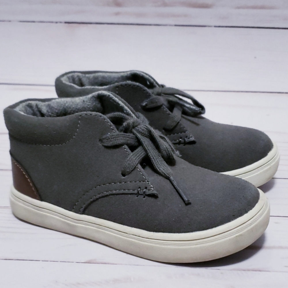 Cat & Jack Toddler Boys Gray Boots
